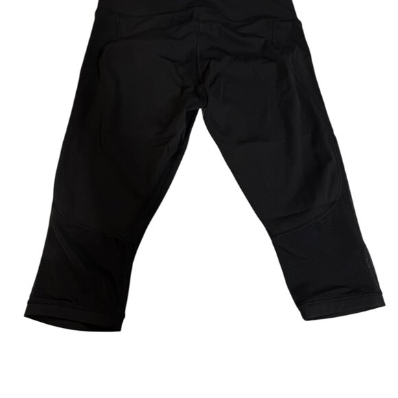 Women's Lululemon Align Crop Pants Size 10 - Black Mesh - Picture 12 of 12